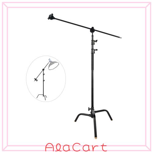 Selens Cスタンド センチュリースタンド 295cm / 116.14in調節可能 アームアーム長さ100cm / 39.3in グリップヘッド2つ付き ステンレス製