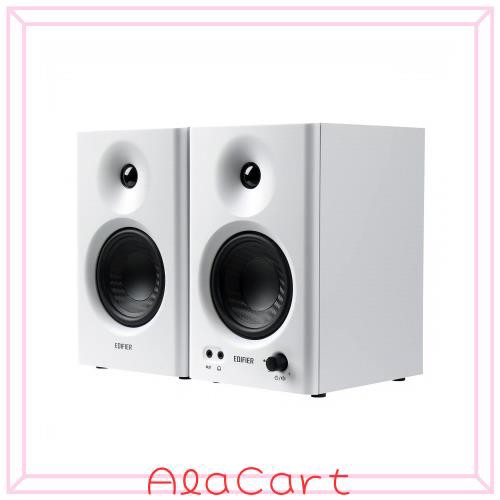 Edifier MR4 42W モニタースピーカー、4インチ中低音スピーカー 音質高、PC dtm 作曲 スタジオモニター用有線外付けスピーカー、TRSバラの通販は
