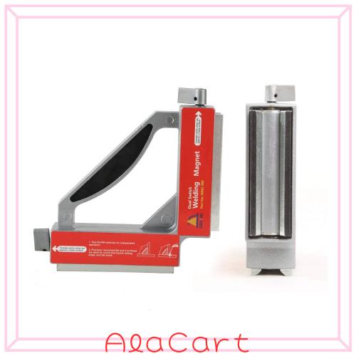 LISHUAI 強力な2つのスイッチネオジム溶接マグネットホルダー 90度オン/オフ スイッチ マグネチック クランプ/マグネットスクエア WM2