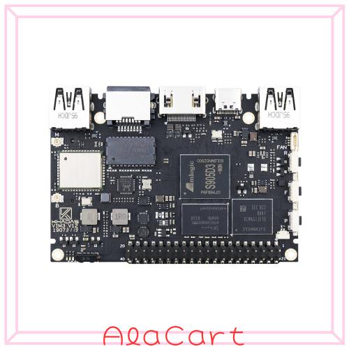 Khadas VIM3Lセット SBC シングルボードコンピュータ HTPC Kit ホームシアターPC Amlogic S905D3 12nmプロセス低熱と高効率のために 2GB