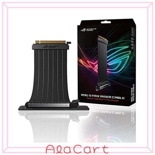 ASUS RS200 ROG STRIX RISER CABLE 240mm PCI-E 3.0 x 16 ブラック 6,095円