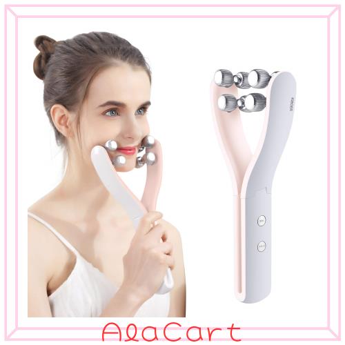 Kiboer 美顔ローラー 小顔ローラー Y字型 左右対称 リフトケア EMS 美顔器 微電流 マイクロカレント フェイスローラー 美容ローラー 電動