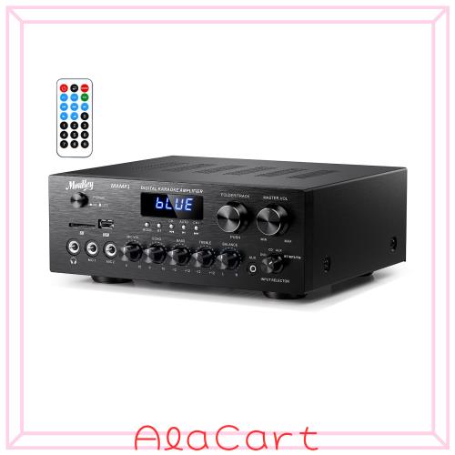 Moukey パワーアンプ システム マイクミキサー 220W Bluetooth対応