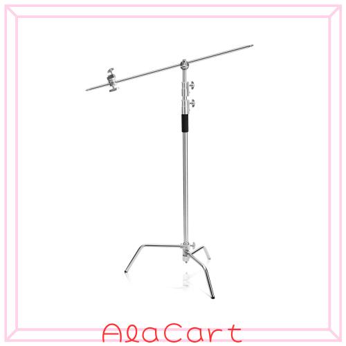 Selens Cスタンド ヘビーデューティライトスタンド 300cm調節可能 ブームアーム128cm
