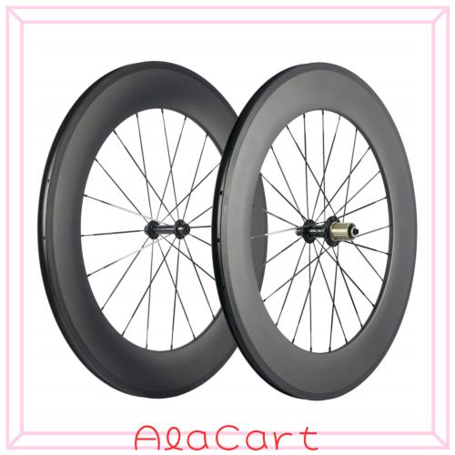 SUPERTEAM 88mm カーボン ーホイールセット700c クリンチャ23mm ホイール UDマット 88mm 23mm