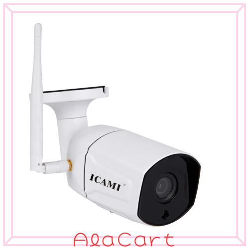 ICAMI 防犯カメラ 屋外屋内兼用 500万画素 ワイヤレス R210 IP66