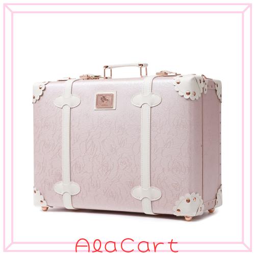 Urecity レザートランク ダイヤルロック式 トランクケース おしゃれ 超軽量 かわいい レトロな革のミニトランク 利用できる3つのサイズ (