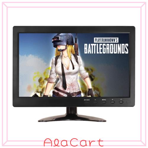 10.1インチモニター液晶小型モニター1280X800 IPS 全視野 TFTディスプレイ AV/VGA/TV/HDMI/BNC対応 スピーカー内蔵 CCTV DVD FPV DV