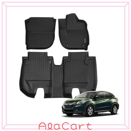 Orealauto ホンダ ヴェゼル/ハイブリッド フロアマット 旧型 RU RU1 RU2 RU3 RU4 2013.12-2021.4 適用 純正 カーマット 防水 3D 車種専用の通販は 10,908円