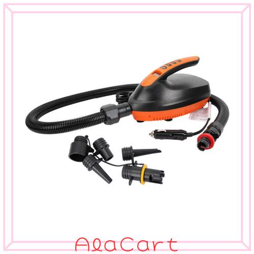 電動エアーポンプ 12V 電動空気入れ インフレータブルSUP用 操作簡単 自動停止機能搭載 エアーベッド エアーソファー エアープール エア