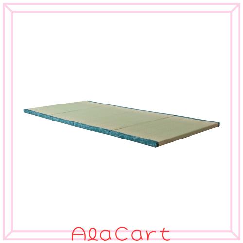 MustMat 折りたためるユニット畳 い草 マットレス ４つ折り ユニット畳 置き畳 布団 抗菌 防臭 防カビ90x200x3.5cm ユニット畳 1畳 大きめ 100×200cm （涼） 置き畳 折りたため