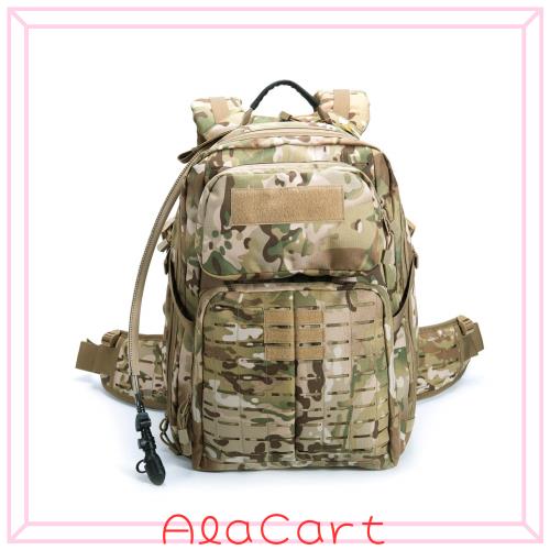 [MT] バックパック リュックサック 39L容量 ミリタリー アウトドア サバイバル キャンプ 登山 マルチカム/グリーン/ダーク迷彩/ブラウン