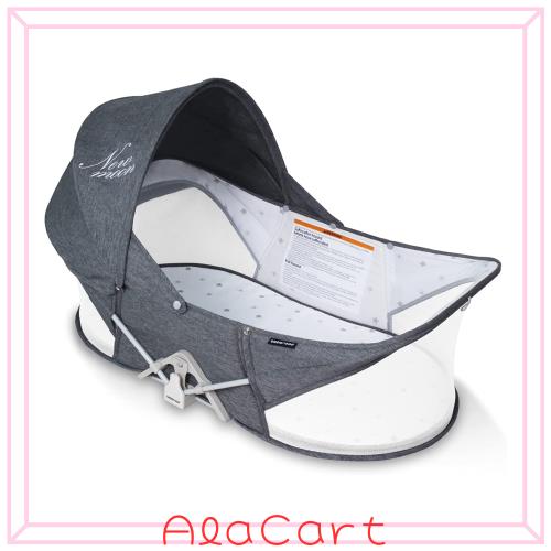 Beberoad Travel Bedベビーベッド ベビーラック 折りたたみ 組み立て不要 ベッドインベッド キャスタ付き 携帯型ベビーベッド 通気性 旅の通販は 11,627円