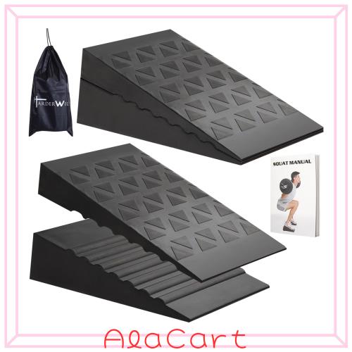 スクワットの滑り止めマットは、高さを調節することができるふくらはぎのストレッチボードが関節の柔軟性と力を強化させます。