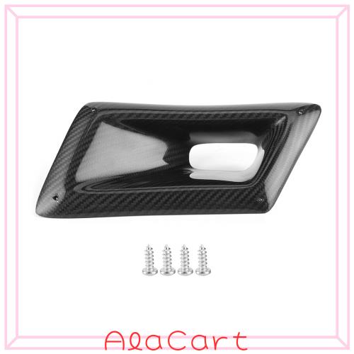 バンパーデコレーション、350Z Z33 2003？2009に適合したカーボンファイバーバンパーエアベントインテークダクトカーアクセサリー(Left Siの通販は 5,930円