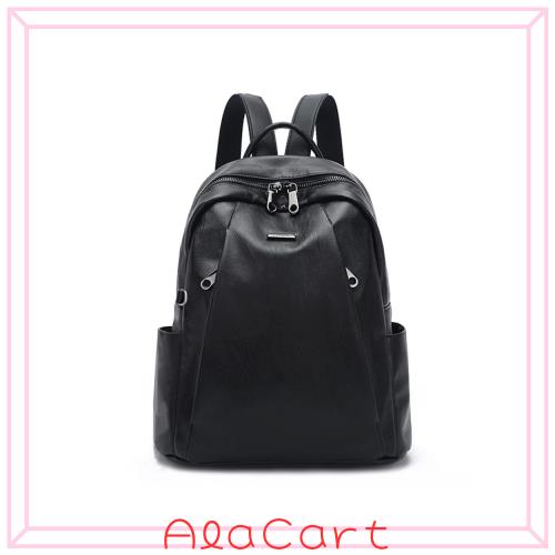 [BUKESIYI] レディース リュック ミニ バックパック ポシェット 大容量 防水 Rucksack Backpack for Women PUレザー JP78304 ブラックの通販は 5,764円