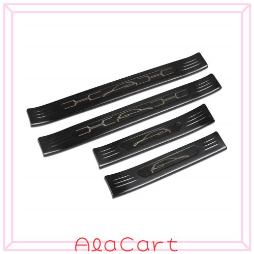 Ruiq トヨタ 新型 ハリアー 80系 専用 外装 ステンレスステップ ガーニッシュ サイドステップガーニッシュ外側 Toyota Harrier 専用 設計