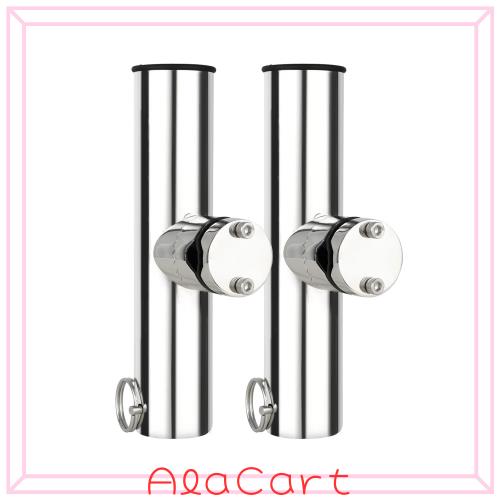 AMYSPORTS グランプ ステンレス 船 ロッドホルダー 釣 パイプ 船用 竿受け ボート 釣り 竿掛け 竿立て トローリング 手すり レール2本