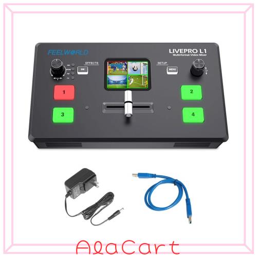 FEELWORLD LIVEPRO L1 マルチフォーマットビデオミキサー Feelworld LIVEPRO L1 V1マルチフォーマットビデオミキサー