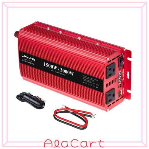 LVYUAN（リョクエン）インバーター 24V 定格1500W 最大3000W DC