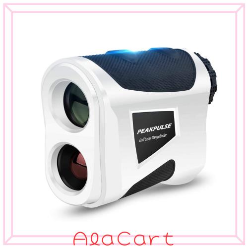 PEAKPULSE ゴルフ用 レーザー距離計 距離測定器 磁石搭載 ゴルフスコープ ゴルフレーザー 光学6倍望遠 照準合わせ IPX5防水 連続測定 ス