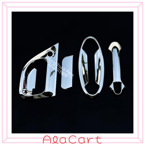 ふそう NEWファイター ベストワンファイター メッキ ナビウインドーガーニッシュ 安全窓 枠 (ドアハンドルカバー)