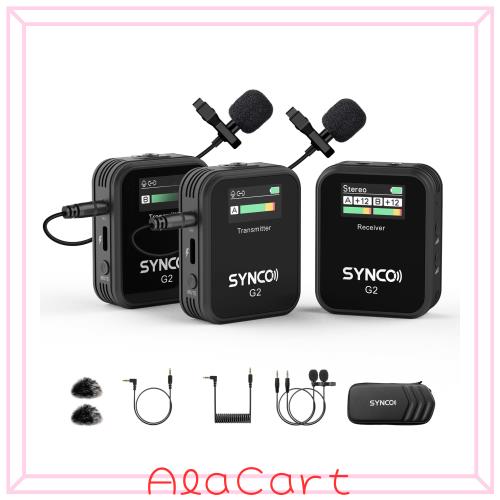 ワイヤレスマイク, SYNCO G2(A2) Amazon | ワイヤレスマイク, SYNCO G2(A2) MAX ノイズキャンセル