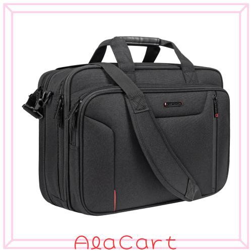 [EMPSIGN] ビジネスバッグ 17.3インチPC対応 スキミング防止 ラップトップバッグ メンズ PCバッグ A4 B4 大容量 2way 撥水 マチ拡張可能 の通販は