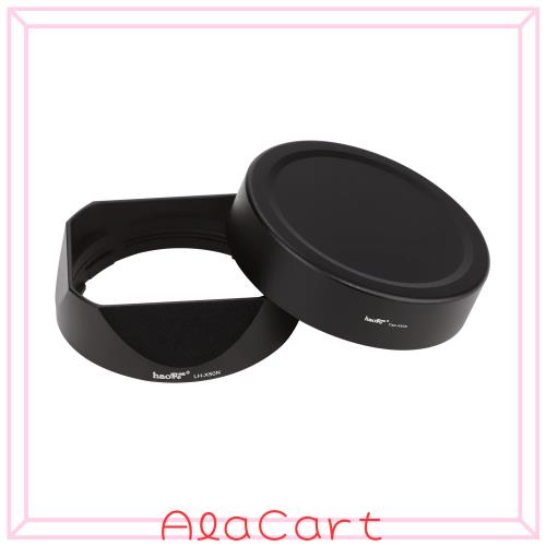 Haogeレンズフードメタルスクエアバヨネット にとって 富士XF50mm F2 R WR用, Fuji 50mm/F2 フード、Fujinon 50mm F2レンズフード、メタ