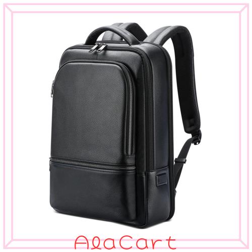 [Ariga] リュック メンズ 本革 牛革 17インチPC収納 A4 レザー 大容量 多機能 革 リュックサック バックパック ビジネスリュック 人気 通