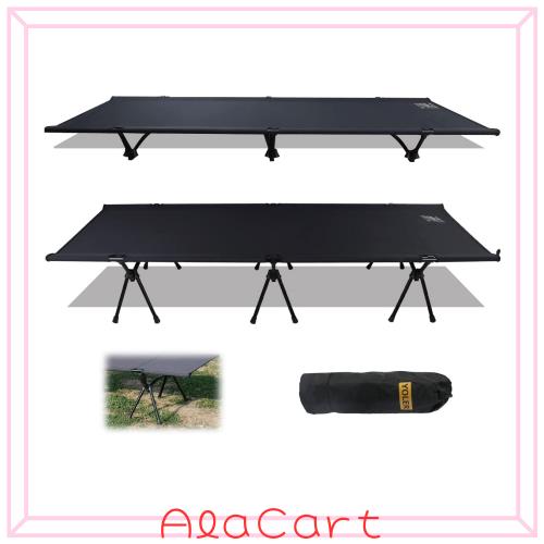 YOLER|ヨーラー キャンプ コット 軽量 静音 2WAY ハイ/ロー切替可能 コンパクト 折りたたみ式 ワイド 簡易ベッド アウトドア 防災 車中泊