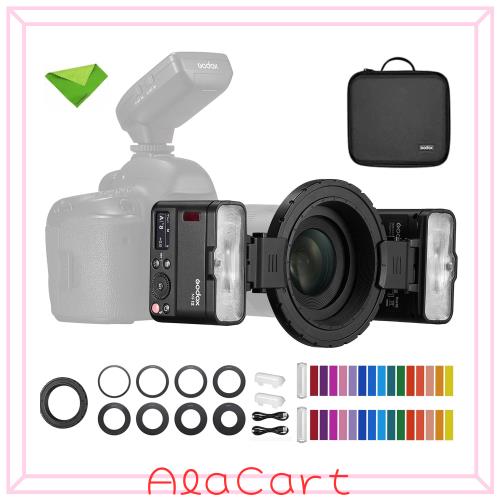 Godox MF12-K2 マクロフラッシュ 12W 2.4G ワイヤレス TTL対応