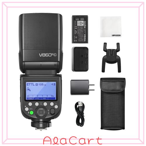 GODOX正規代理店 GODOX V860III-C カメラフラッシュ CANON適用 2.4G 8000s 高速同期 明るさ調節可能