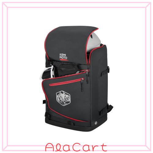 KEMIMOTO スキーバッグ ブーツバッグ スキーブーツケース スノーボード スキー用リュック 大型 スキーヘルメット バッグ スキーブーツケ