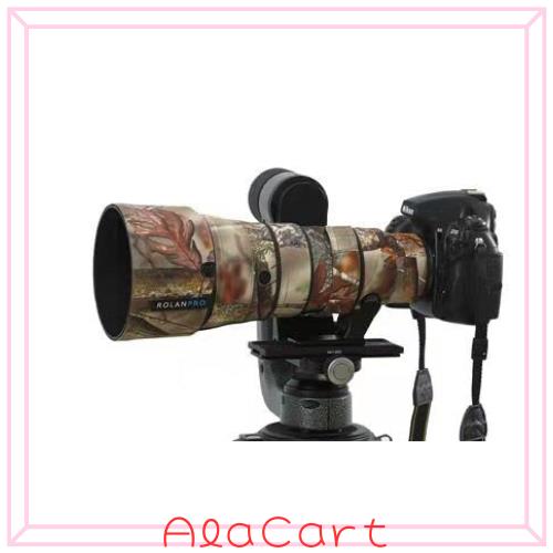 ROLANPROレンズ保護カバーは、ニコンAF-S 500mm F5.6E PF ED VRレンズ適用迷彩スリーブコート用カメラレンズ防水ケース（ブラウンジャン