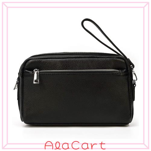 Luufan 本革 セカンドバッグ メンズ チェーン付き クラッチバッグ アンティーク風 iPad mini B6対応 レザー ハンドバッグ Luufan] セカンドバッグ 本革 メンズ 大容量 クラッチバッグ 本牛革