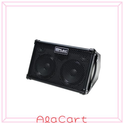 Coolmusic BP40D 充電式アコースティックギターアンプ エレキギターアンプ - キーボードアンプ 80W W/BT リバーブコーラスディレイエフェ
