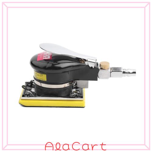 エアサンダー 空気圧研磨ツール 90PSI 10000rpm 75*100mm エアオービタルサンダー 空気圧ポリッシャー 研磨 手持ち型 低消費量 低騒音 人