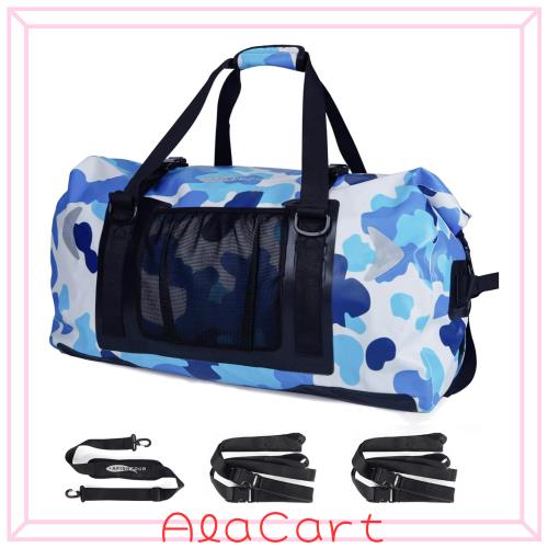 【AFISHTOUR】65L 防水オートバイ リアバッグ テールバッグ アウトドア 乗馬 旅行バッグ 防水バッグ 大容量 ドラムバッグ スポーツバッグ