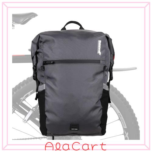 Rhinowalk 自転車パニアバッグ 防水 サイドバッグ 24L大容量 撥水 サイクリングバッグ リュックサック キャンピング ツーリングバッグ アの通販は