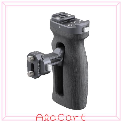 ULANZI サイドハンドル F22 クイックリリース 1/4ネジ付き ミカルタ素材 軽量 サイドフォーカスハンドル 左右使用可能 上下調整可能