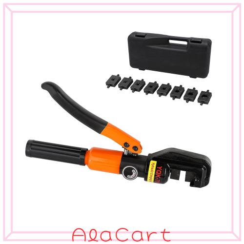 Bonvoisin 油圧圧着工具 油圧圧着ペンチ 9種類ダイス付き 4~70？裸圧着 銅 アルミ端子 ハイドロプライヤー 5,130円