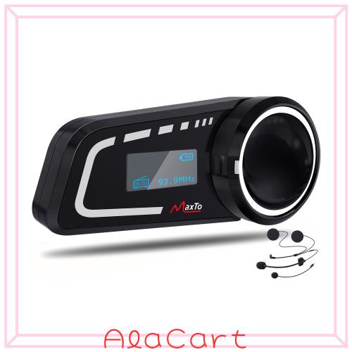 Maxto M2Cバイクインカム 最大6人同時通話インカム 1000M通話距離