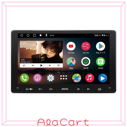 9インチ】ATOTO A6 PF ダブルDIN Androidカーステレオ、ワイヤレス