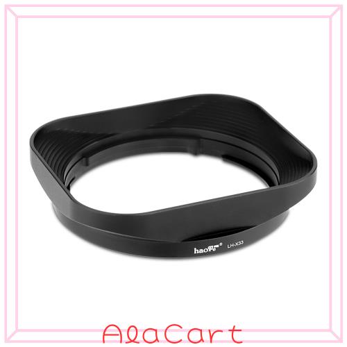 Haoge LH-X33 バヨネットメタルスクエアレンズフードシェード for 富士フイルム Fujifilm XF16-50mm F2.8-4.8 R LM WR Fuji Fujinon XF 3