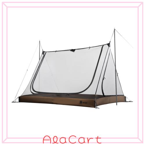 OneTigris ROCダブルインナーテント メッシュテント モスキートネット 蚊帳 キャンプ用 アウトドア 2人用 ポール別売 蚊除け キャンプ用 の通販は