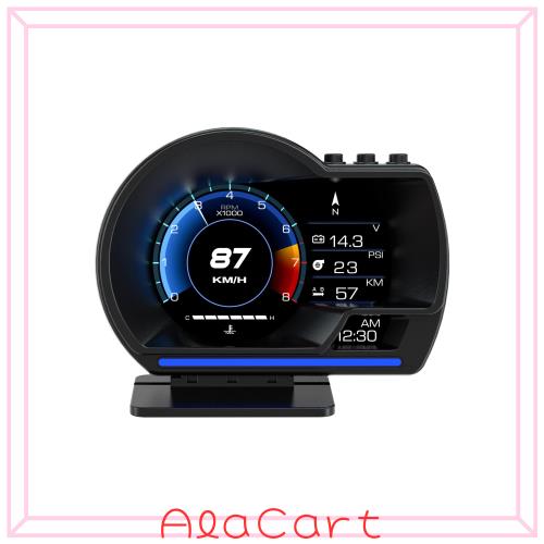 wiiyii HUDヘッドアップディスプレイAP-6は、故障診断、加速テスト、ブレーキテストを備えたすべての車、OBD + GPSモードに適しています