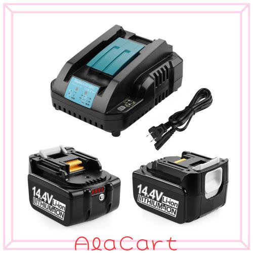 Ehomtikk マキタ14.4Vバッテリー DC18RC充電器セット マキタバッテリーBL1460B BL1415 BL1430 BL1440 BL1450 BL1460 BL1430Bなど対応 14.