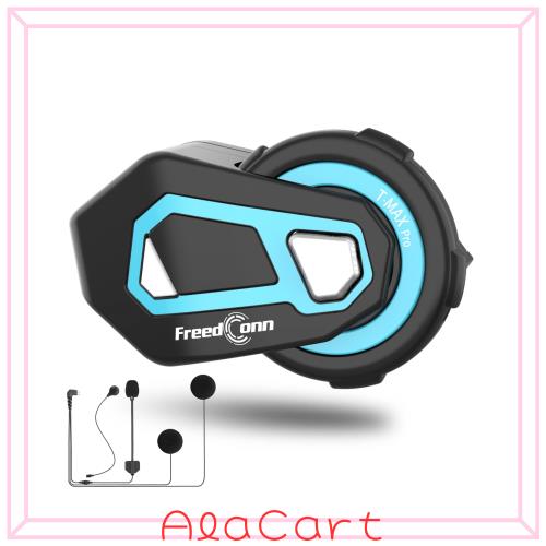 FreedConnバイク インカムTMAX-Proバイク用インカム最大6人同時通話インターコム 360時間待機 話自動復帰 Bluetooth ヘッドセット Siri音の通販は 7,162円