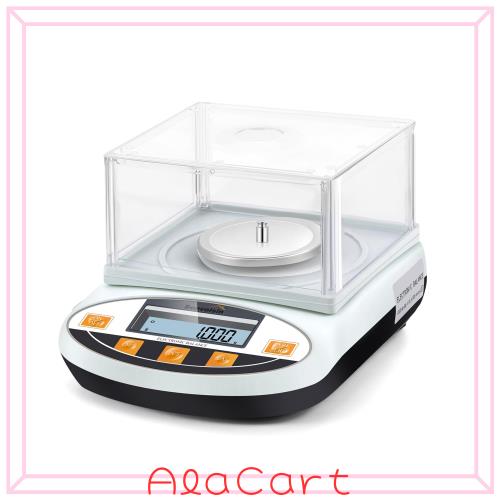 Bonvoisin デジタルはかり 精密スケール 1mg×500g 0.001g 計量皿寸法：90mm 電子はかり 計量器 精密はかり 学校 宝石店 プラスチック風の通販は